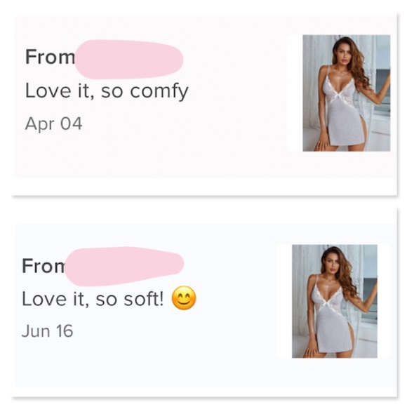 2 Piece Lingerie Set: Lace Detail Nightie & Thong - Picture 7 of 10